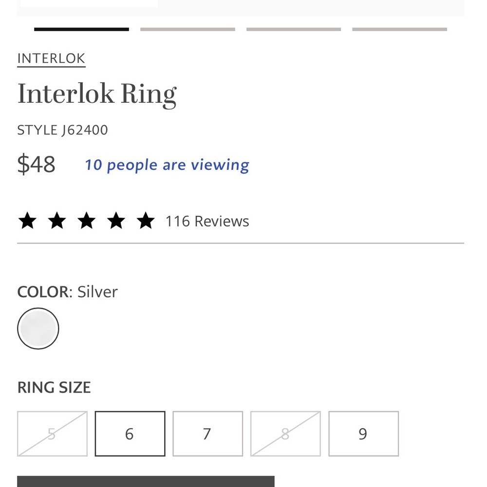 Brighton Ring Retired Interlocking Celtic Sz 7* - image 3